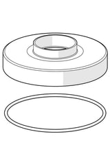 HANSA Abdeckplatte HANSA 1003 d 70 mm Chrom, 1003886V