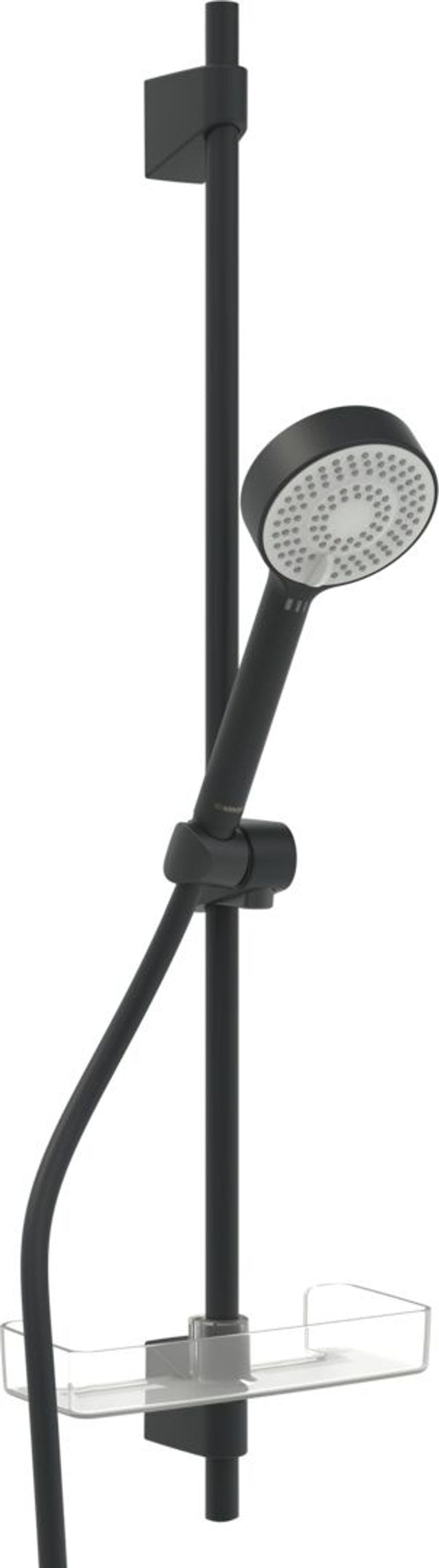 HANSA Wandstangengarnitur HANSABASICJET 4467 3-strahlig Matt-Schwarz, 4467013333