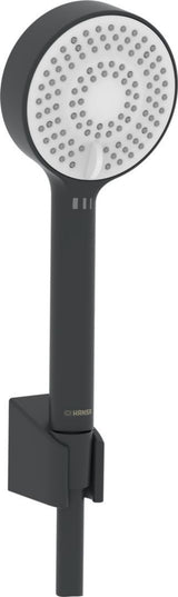HANSA Handbrausegarnitur HANSABASICJET 4468 3-strahlig Matt-Schwarz, 4468013333