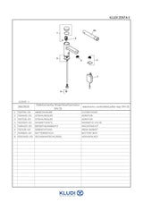 KLUDI ZENTA SL Elektronisches Standventil mit Batterie chrom, 3810505