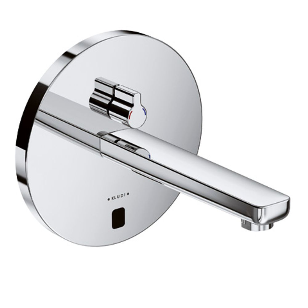 KLUDI ZENTA SL E UP-Wandarmatur, Rund mit Mischhebel, 190mm Ausl. chrom, 3850105