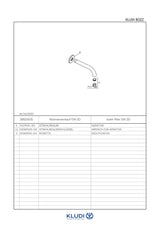 KLUDI BOZZ Wanneneinlauf DN20 Ausladung 160 mm chrom, 3850505