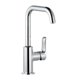 KLUDI PU & SOLID Waschtisch-EHM seitlicher Bed. mit Metallablaufg. chrom, 340250575