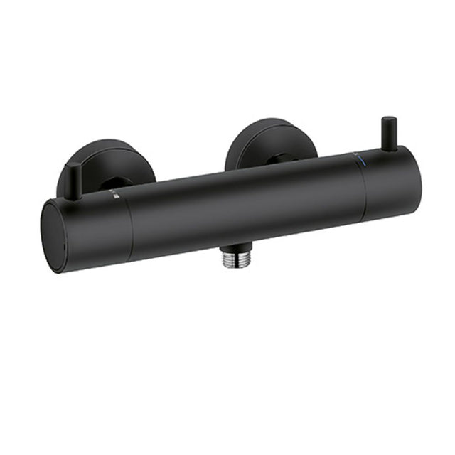 KLUDI BOZZ Therm.-Brausearmatur ohne Brausegarnitur mattschwarz, 352033938