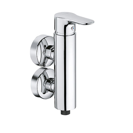 KLUDI OBJEKTA Brause-Einhandmischer DN15 vertikale Blockarmatur chrom, 366510575