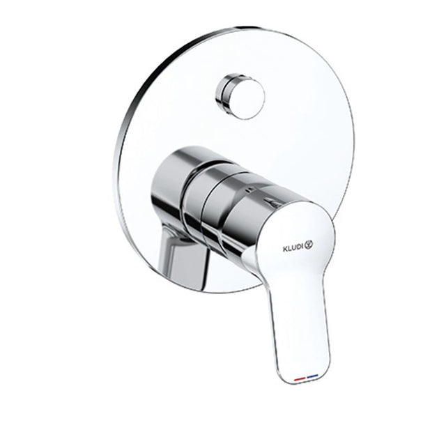 KLUDI PU & EASY UP-Wafü-/Br.-EHM Push Set m. Funktionseinheit, für KLUDI SLIM.BOXX 88022, chrom, 377590565