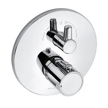 KLUDI ZENTA SL Unterputz-Thermostatarmatur Feinbau-Set m. Funktionseinheit, chrom, 388300545