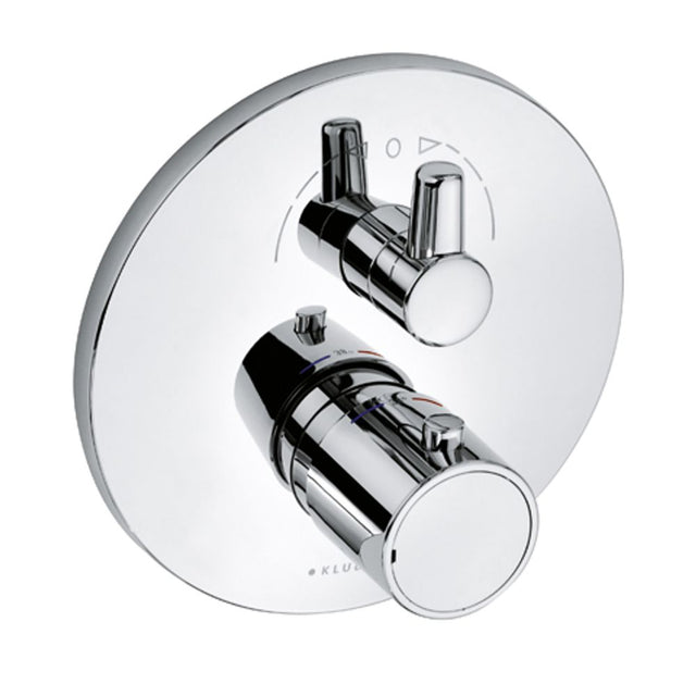KLUDI ZENTA SL Unterputz-Thermostatarmatur Feinbau-Set m. Funktionseinheit, chrom, 388300545