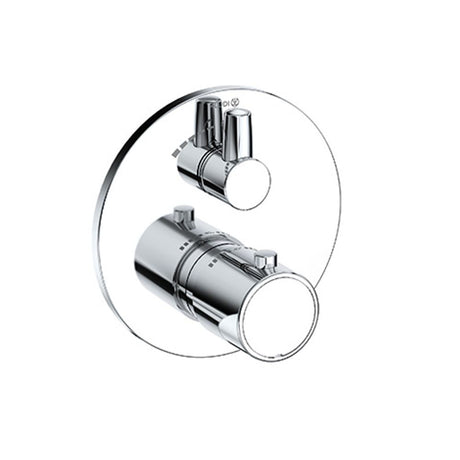KLUDI ZENTA SL UP-Thermostatarmatur Feinbau-Set, mit Umstellventil, m.Funktionseinheit für KLUDI SLIM.BOXX 88022, chrom, 388850545