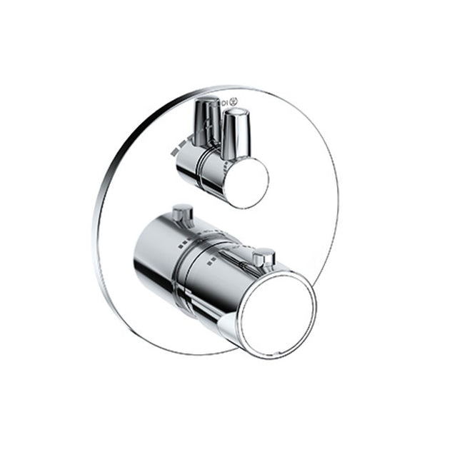 KLUDI ZENTA SL UP-Thermostatarmatur Feinbau-Set, mit Umstellventil, m.Funktionseinheit für KLUDI SLIM.BOXX 88022, chrom, 388850545