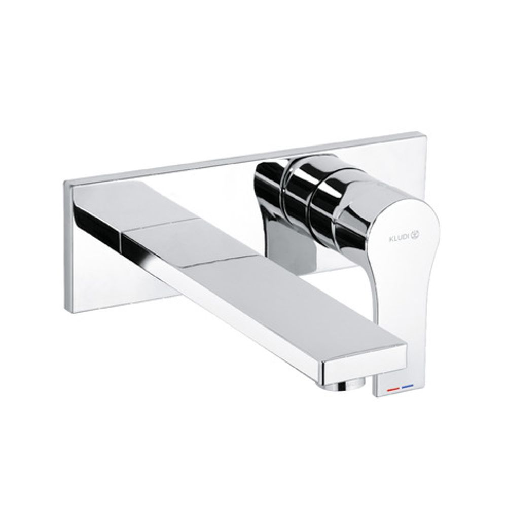 KLUDI ZENTA SL WT-2LOCH-WAND-EHM Ausladung 180 MM chrom, 482470565