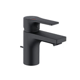 KLUDI ZENTA SL Waschtisch-EHM 75mm Ablaufgarnitur, ECO PLUS mattschwarz, 482633965