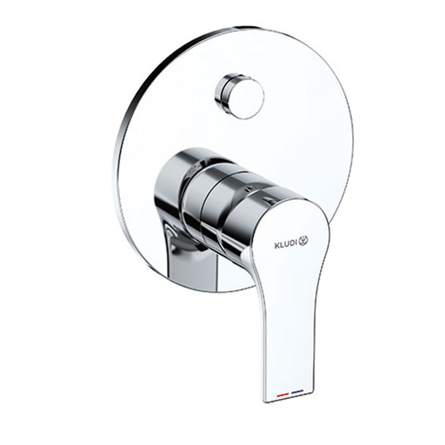 KLUDI ZENTA SL UP-Wafü-/Br.-EHM Push Set m. Funktionseinheit für KLUDI SLIM.BOXX 88022, chrom, 487590565