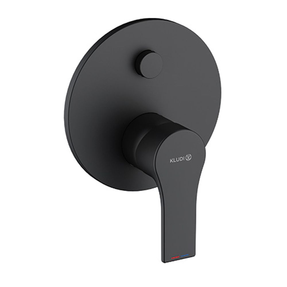 KLUDI ZENTA SL UP-Wafü-/Br.-EHM Push Set m. Funktionseinheit, eigensicher, für KLUDI SLIM.BOXX 88022, mattschwarz, 487633965