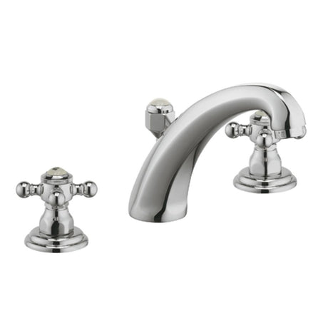 KLUDI 1926 Waschtischarmatur Dreilochmontage, Ausladung 150 mm, chrom, W270, 510430520