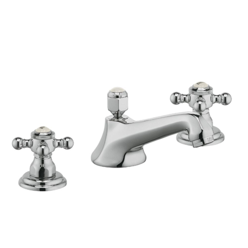KLUDI 1926 Waschtischarmatur Dreilochmontage, Ausladung 145 mm, chrom, W270, 510460520