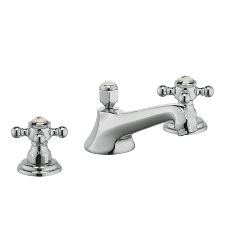 KLUDI 1926 Waschtischarmatur Dreilochmontage, Ausladung 145 mm, chrom, W270, 510460520