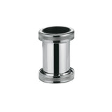 KLUDI WT-u.Bidet-Sifon Rohrkupplung mit 2 Verschraubungen chrom, 1043205-00