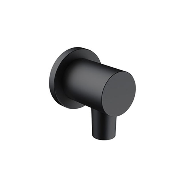 KLUDI NOVA FONTE Schlauchanschlussbogen PURISTIC eigensicher mattschwarz, 2054339-15