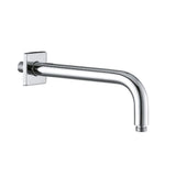 KLUDI A-QA Wand-Brausearm 250 mm eckige Wandrosette chrom, 6653305-00