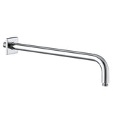 KLUDI A-QA Wand-Brausearm 400 mm eckige Wandrosette chrom, 6653405-00