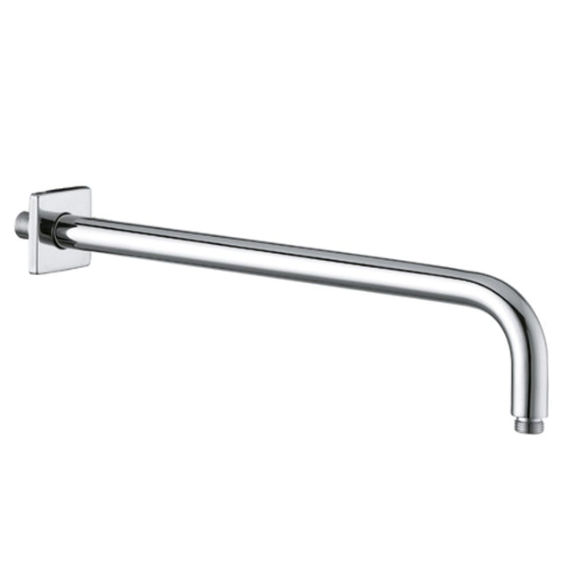 KLUDI A-QA Wand-Brausearm 400 mm eckige Wandrosette chrom, 6653405-00
