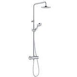 KLUDI-DIVE DIVE S 3S Thermostat Dual Shower System chrom, 6807905-00