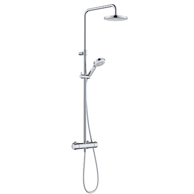 KLUDI-DIVE DIVE S 3S Thermostat Dual Shower System chrom, 6807905-00
