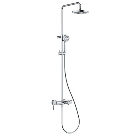 KLUDI LOGO EHM Dual Shower System mit Wanneneinlauf chrom, 6808305-00