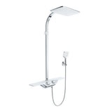 KLUDI COCKPIT Discovery Thermostat Dual Shower System chrom, 8020091-00