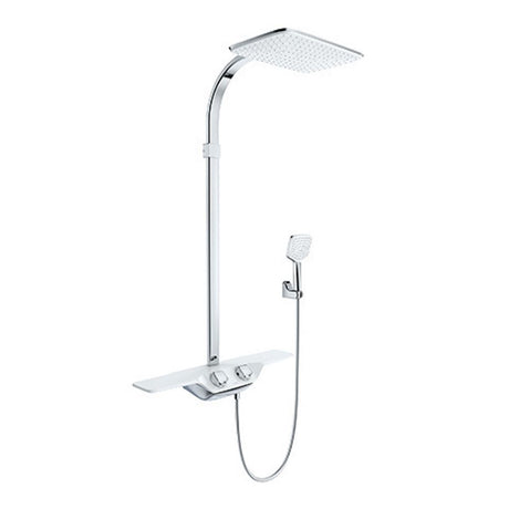 KLUDI COCKPIT Discovery Thermostat Dual Shower System chrom, 8020091-00