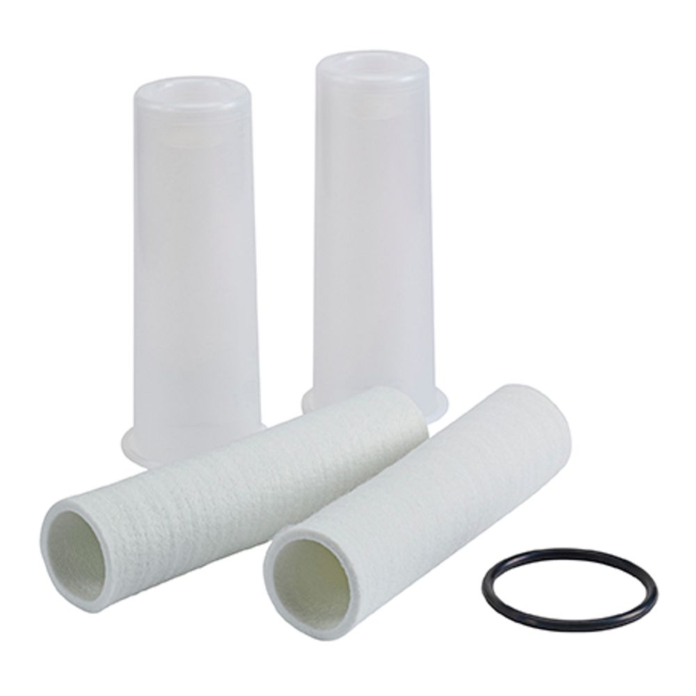 Grünbeck Ersatzfilterkerze 50 µm, 2erPack Größe 2 Schutzglocke und Glocken-O-Ring, 103002