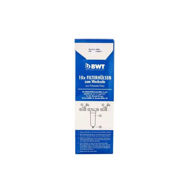 BWT Wechselbox mit Ersatz-Filtervlies DN20-32, Inhalt 10 Vliese, 10999E