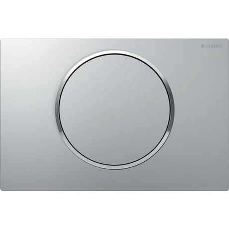 Geberit Betätigungsplatte SIGMA10, FÜR Spül-Stopp-Spülung MATTCHROM-LACKIERT / EASY-TO-CLEAN-BESCH, 115758JQ5