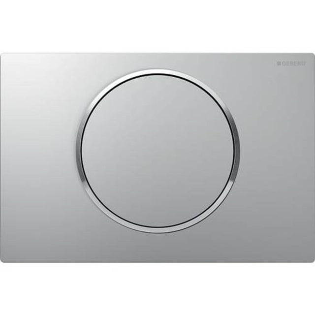 Geberit Betätigungsplatte SIGMA10, FÜR Spül-Stopp-Spülung MATTCHROM-LACKIERT / EASY-TO-CLEAN-BESCH, 115758JQ5