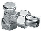 HEIMEIER Verschraubung Regutec Eckform, DN 10, Rotguss vernickelt, 0355-01.000