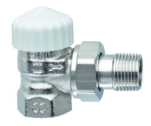 HEIMEIER Thermostat-Ventilunterteil V-exact II "kurz", Eckform, DN20, vern., 3451-03.000