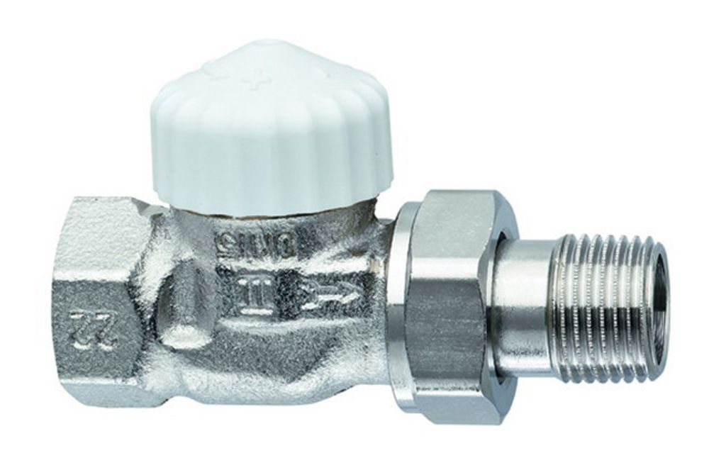 HEIMEIER Thermostat-Ventilunterteil V-exact II "kurz", Durchg., DN15, vern., 3452-02.000