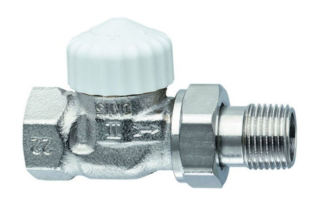 HEIMEIER Thermostat-Ventilunterteil V-exact II "kurz", Durchg., DN15, vern., 3452-02.000
