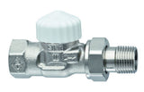 HEIMEIER Thermostat-Ventilunterteil V-exact II, Durchgang, DN 15, vernickelt, 3712-02.000