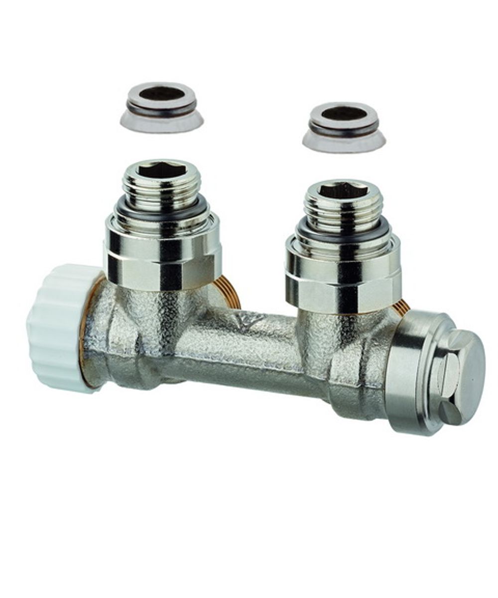 HEIMEIER Ventil Multilux Zweirohr Eck, für Rp 1/2 IG und G 3/4 AG, 3851-02.000