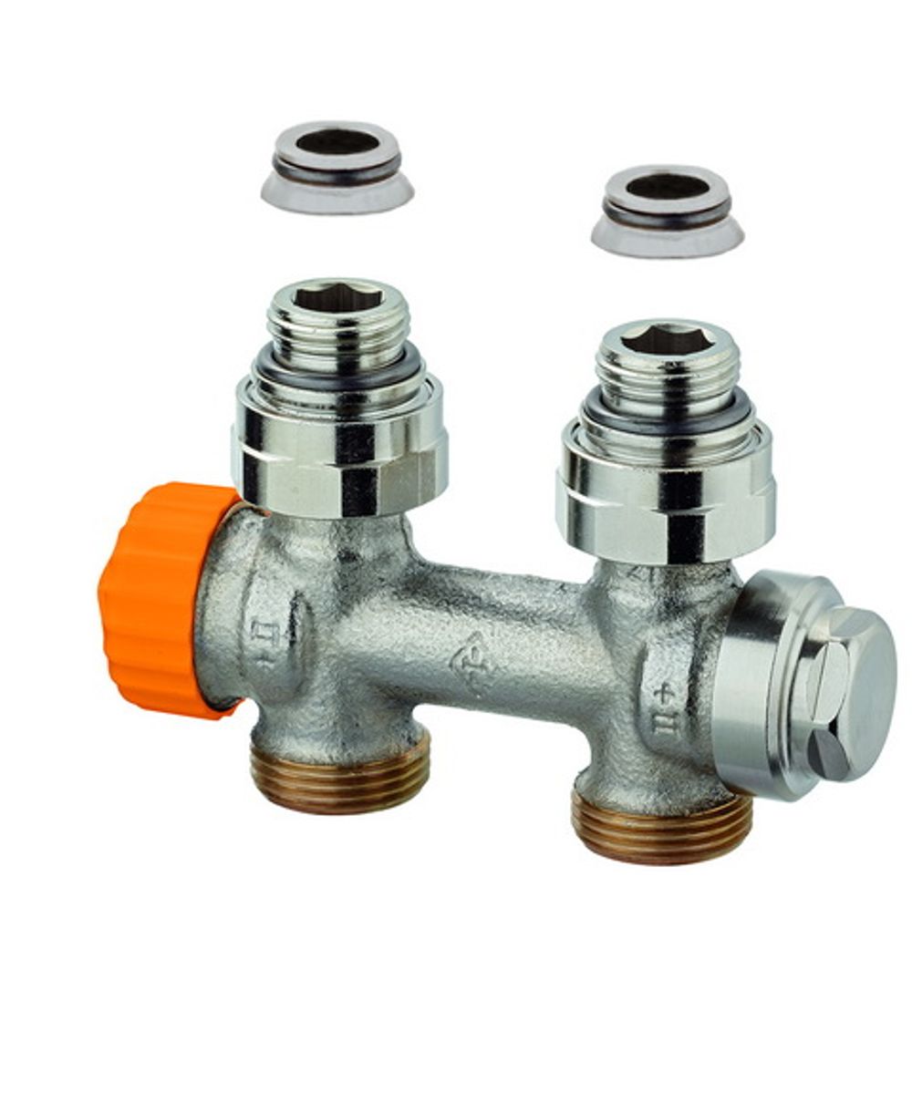 HEIMEIER Ventil Multilux V Eclipse Durchgang, für Rp 1/2 IG und G 3/4 AG, 3865-02.000
