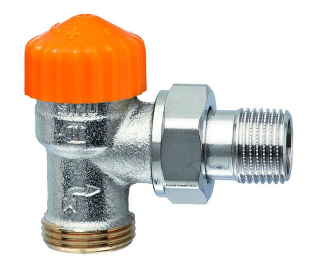 HEIMEIER Thermostat-Ventilunterteil Eclipse, Eckform, DN 15, Außengew. G3/4, 3935-02.000