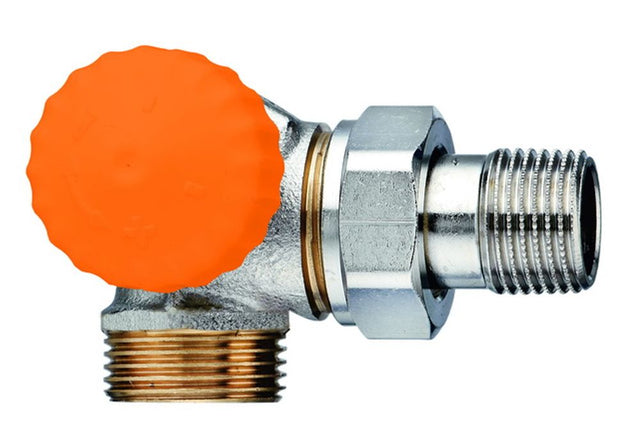 HEIMEIER Thermostat-Ventilunterteil Eclipse,Wink.eck/li., Außengew.G3/4, 3938-02.000
