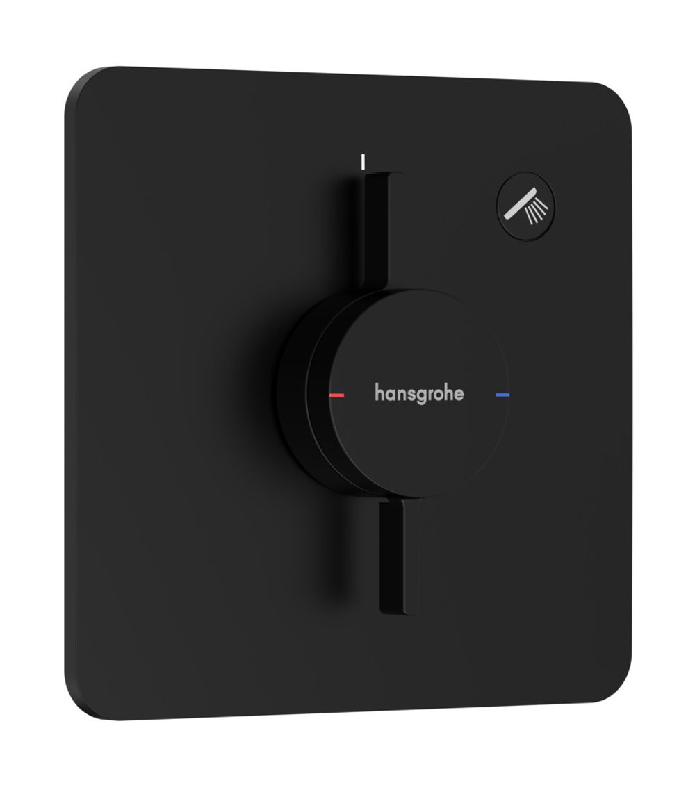 Hansgrohe HG DuoTurn Q Mischer Unterputz für 1 Verbraucher Mattschwarz, 75614670