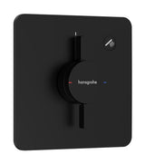 Hansgrohe HG DuoTurn Q Mischer Unterputz für 1 Verbraucher Mattschwarz, 75614670