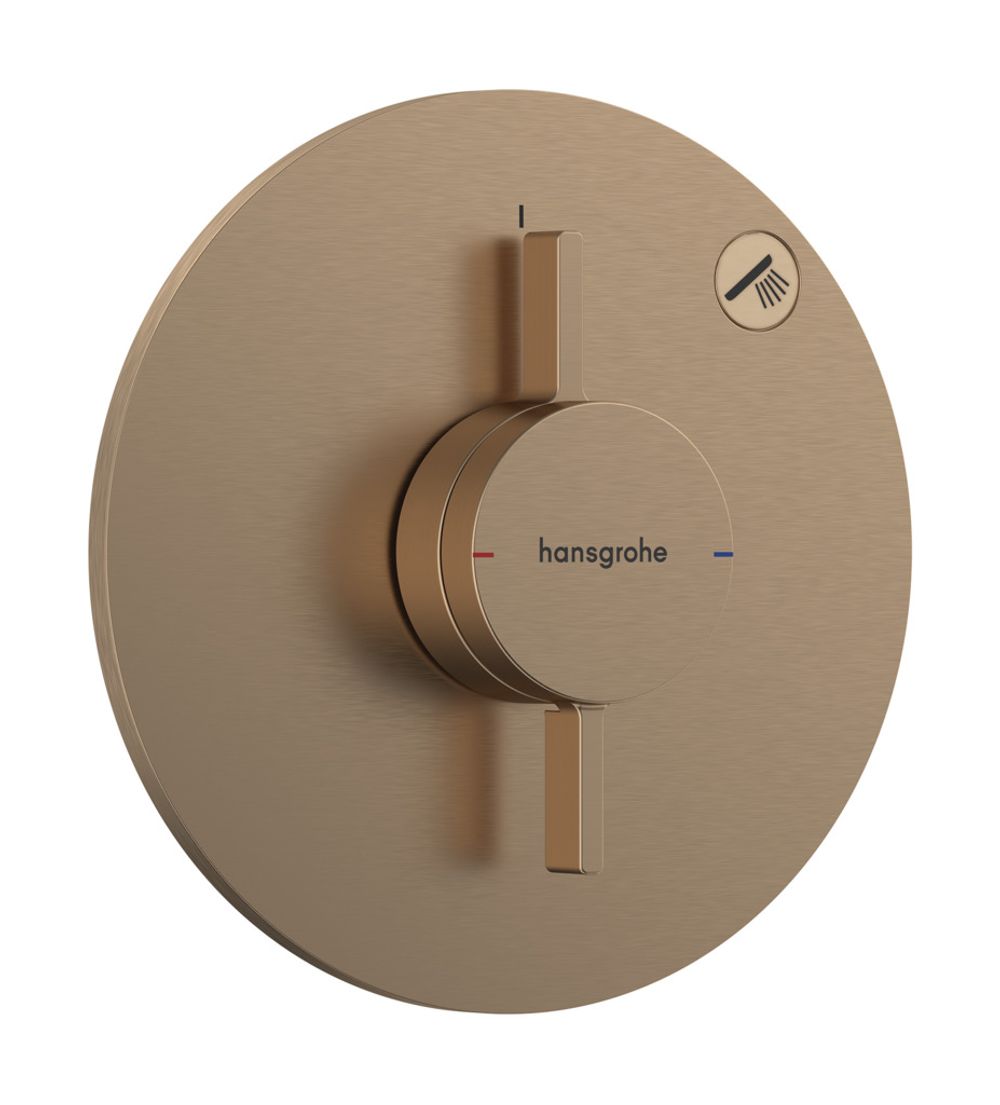 Hansgrohe HG DuoTurn S Mischer Unterputz für 1 Verbraucher Brushed Bronze, 75618140