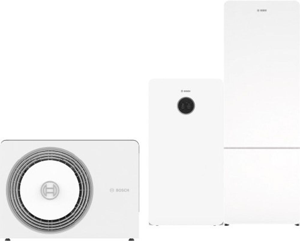 BOSCH Luftwärmepumpen-Paket BOPA CS778 AW 7 OR-S, CS5800iAW 12 MB, SWDP300-2O C, 7739622871