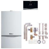 Vaillant Paket 6.219/2 atmoTEC exclusive VC 104/4-7A LL, sensoHOME 380/2, Zubehör, 0010046401