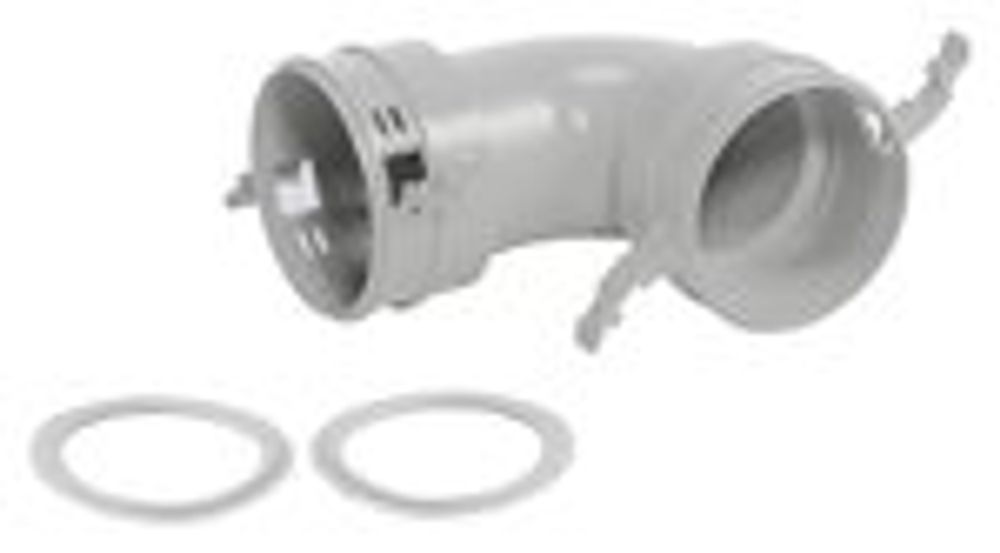 Vaillant Bogen 90 Gr. ohne Befestigungs- sockel Durchm. 75/62 mm mit Dichtungen, 0020176826